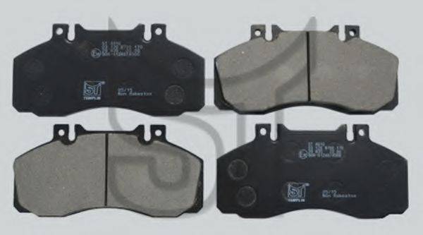 Комплект гальмівних колодок, дискове гальмо 03.120.8700.170 ST-TEMPLIN