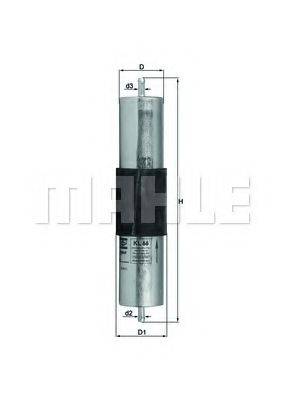 Паливний фільтр KNECHT / MAHLE KL 66