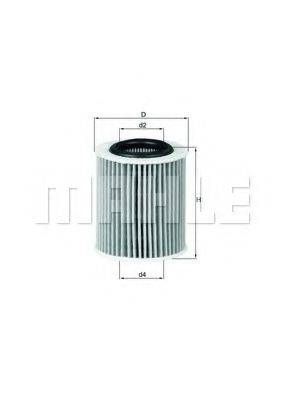 Масляний фільтр KNECHT / MAHLE OX 386D