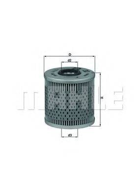 Масляний фільтр OX 91D KNECHT