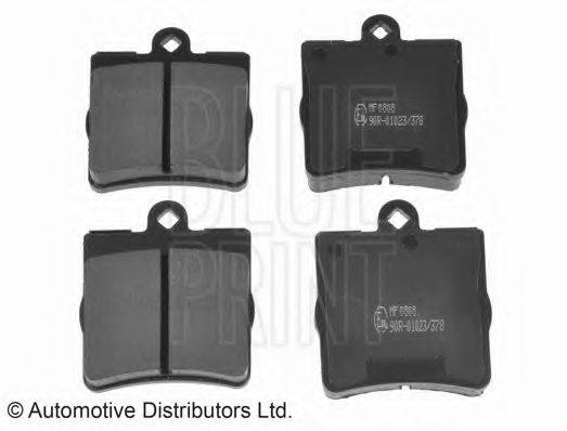 Комплект гальмівних колодок, дискове гальмо ADA104207 BLUE PRINT