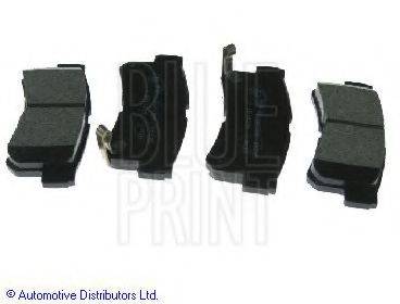 Комплект гальмівних колодок, дискове гальмо ADG04250 BLUE PRINT