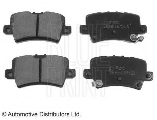 Комплект гальмівних колодок, дискове гальмо ADH24272 BLUE PRINT