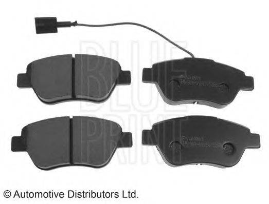 Комплект гальмівних колодок, дискове гальмо ADL144201 BLUE PRINT