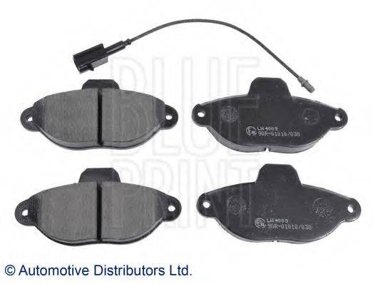 Комплект гальмівних колодок, дискове гальмо ADL144206 BLUE PRINT