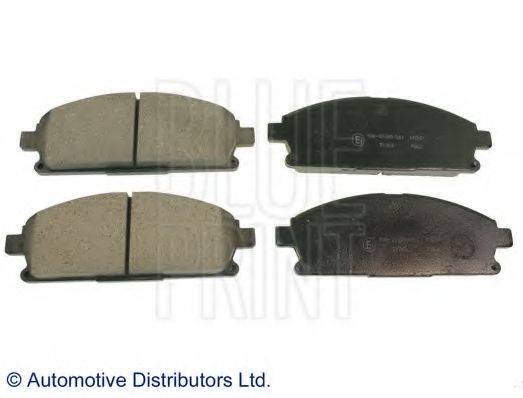 Комплект гальмівних колодок, дискове гальмо ADN142115 BLUE PRINT