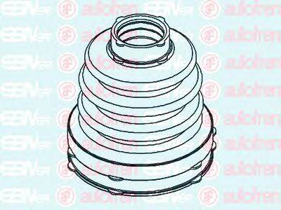 Комплект пильника, приводний вал D8522 AUTOFREN SEINSA