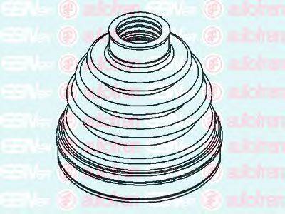 Комплект пильника, приводний вал D8529 AUTOFREN SEINSA