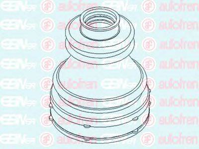 Комплект пильника, приводний вал D8534 AUTOFREN SEINSA