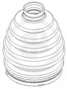 Комплект пильника, приводний вал D8427T AUTOFREN SEINSA