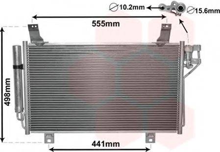 Конденсатор, кондиціонер 27005264 VAN WEZEL