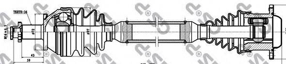Приводний вал