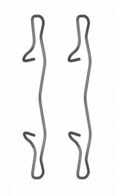 комплект приладдя, гальмівний супорт 82503500 TEXTAR