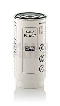 Паливний фільтр PL 420/7 x MANN-FILTER