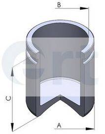 Поршень, корпус скоби гальма 150563-C ERT