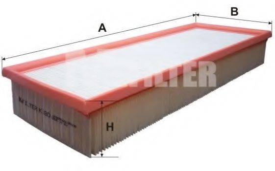 Повітряний фільтр K 180 MFILTER