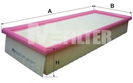 Повітряний фільтр K 371 MFILTER