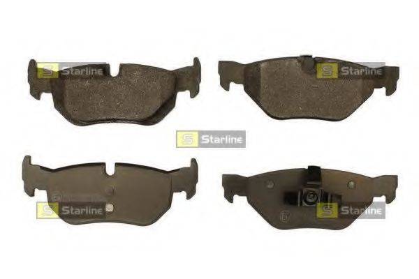Комплект гальмівних колодок, дискове гальмо BD S465 STARLINE