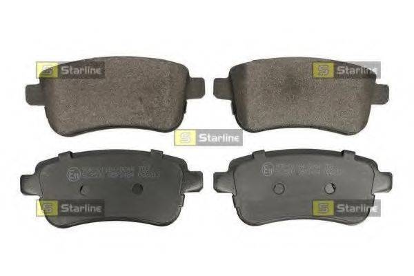 Комплект гальмівних колодок, дискове гальмо BD S715 STARLINE