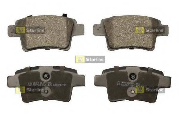 Комплект гальмівних колодок, дискове гальмо BD S854P STARLINE