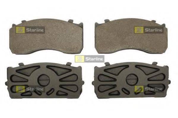 Комплект гальмівних колодок, дискове гальмо BD T020 STARLINE