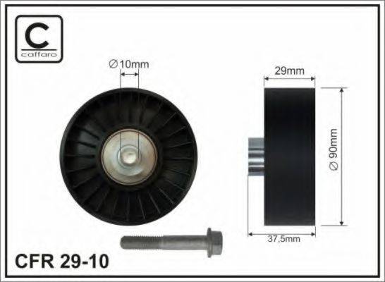 Паразитний / провідний ролик, полікліновий ремінь 29-10 CAFFARO