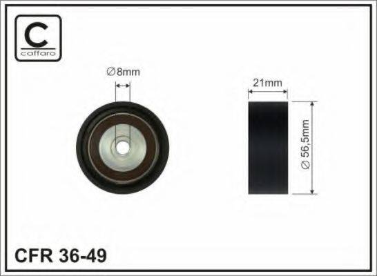 Паразитний / провідний ролик, полікліновий ремінь 36-49 CAFFARO