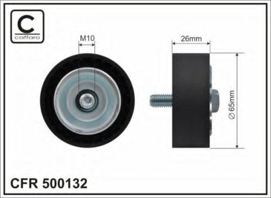 Паразитний / провідний ролик, полікліновий ремінь 500132 CAFFARO