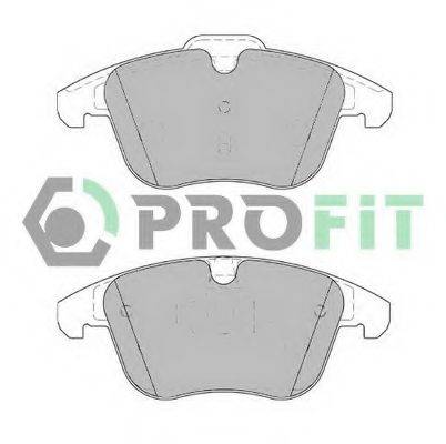 Комплект гальмівних колодок, дискове гальмо 5000-1897 PROFIT
