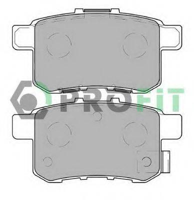 Комплект гальмівних колодок, дискове гальмо 5000-4198 PROFIT