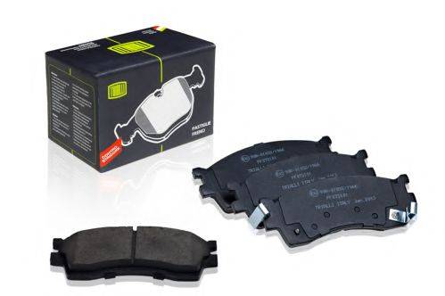 Комплект гальмівних колодок PF 073101 TRIALLI