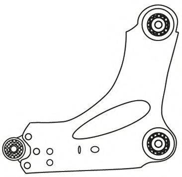 Важіль незалежної підвіски колеса, підвіска колеса 2267 FRAP