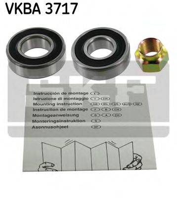 Комплект підшипника ступиці колеса VKBA 3717 SKF
