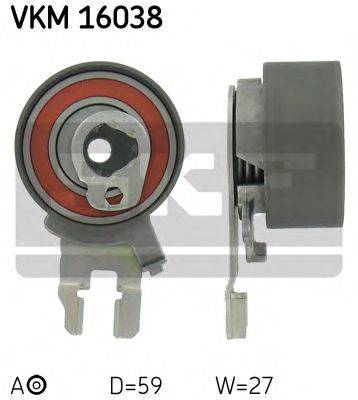 Натяжний ролик, ремінь ГРМ VKM 16038 SKF