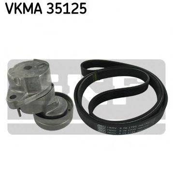 Полікліновий ремінний комплект VKM 35009 SKF