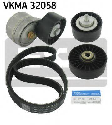 Полікліновий ремінний комплект VKM 32006 SKF