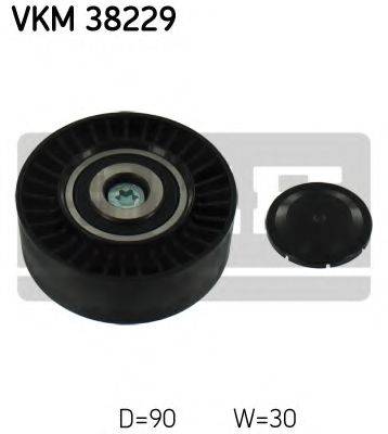 Паразитний / провідний ролик, полікліновий ремінь VKM 38229 SKF