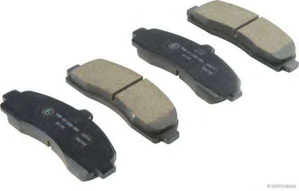 Комплект гальмівних колодок, дискове гальмо J3601053 HERTH+BUSS JAKOPARTS