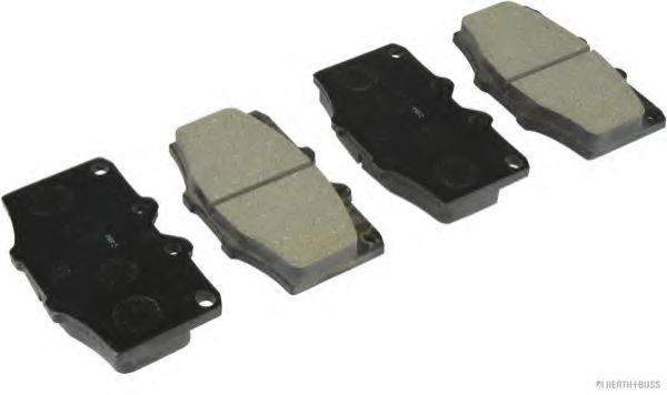 Комплект гальмівних колодок, дискове гальмо J3602036 HERTH+BUSS JAKOPARTS