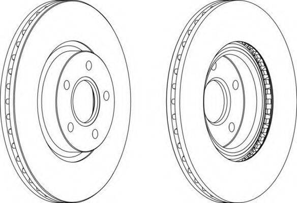 гальмівний диск 1520297 FORD