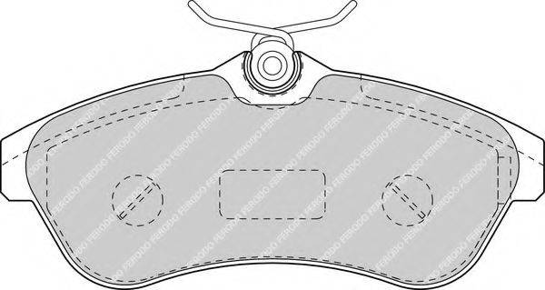 Комплект гальмівних колодок, дискове гальмо
