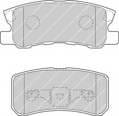 Комплект гальмівних колодок, дискове гальмо