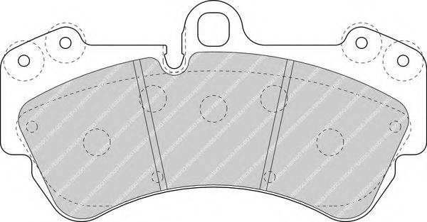 Комплект гальмівних колодок, дискове гальмо