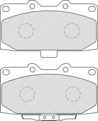 Комплект гальмівних колодок, дискове гальмо