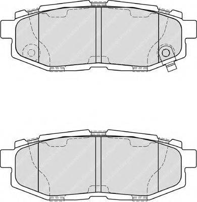 Комплект гальмівних колодок, дискове гальмо