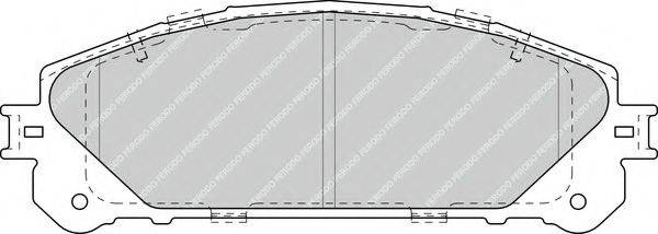 Комплект гальмівних колодок, дискове гальмо