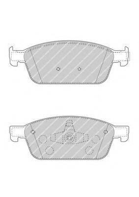 Комплект гальмівних колодок, дискове гальмо