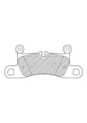 Комплект гальмівних колодок, дискове гальмо