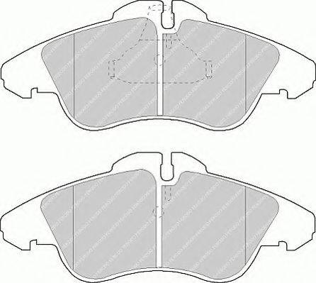 Комплект гальмівних колодок, дискове гальмо