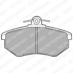 Комплект гальмівних колодок, дискове гальмо